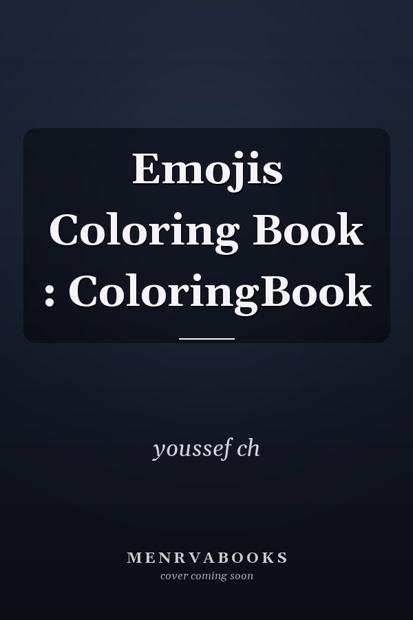 Emojis Coloring Book : ColoringBook