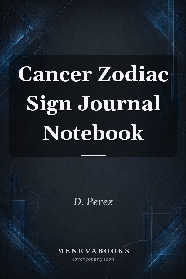Cancer Zodiac Sign Journal Notebook