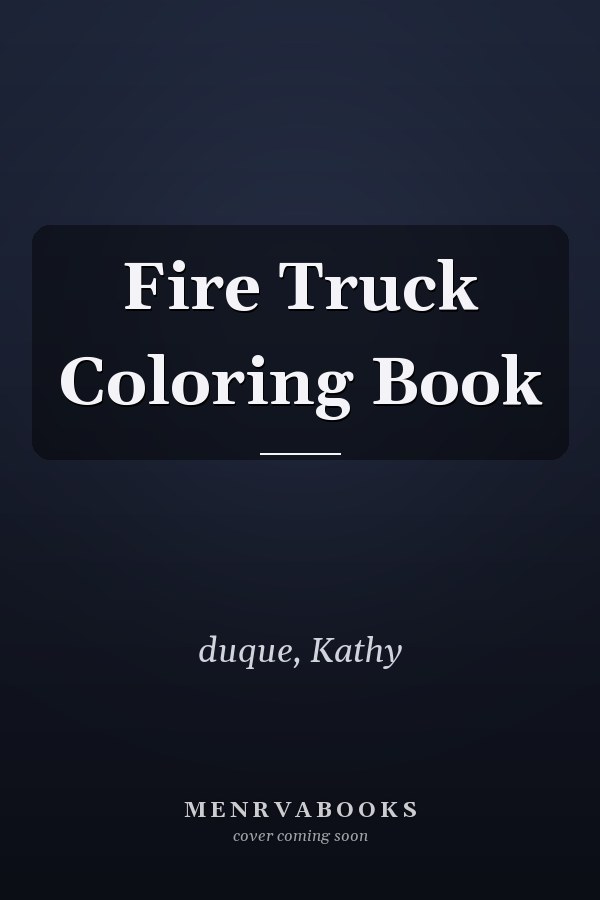 Fire Truck Coloring Book