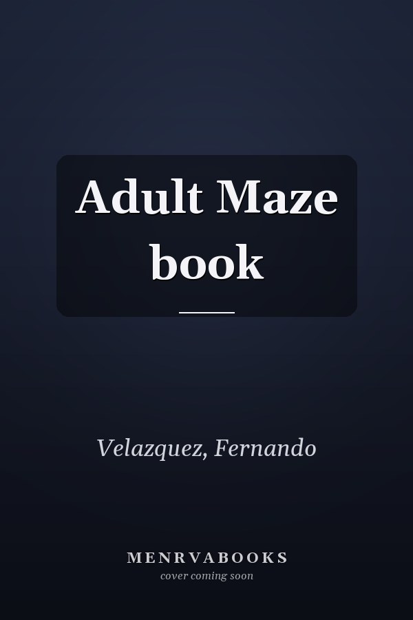 Adult Maze book