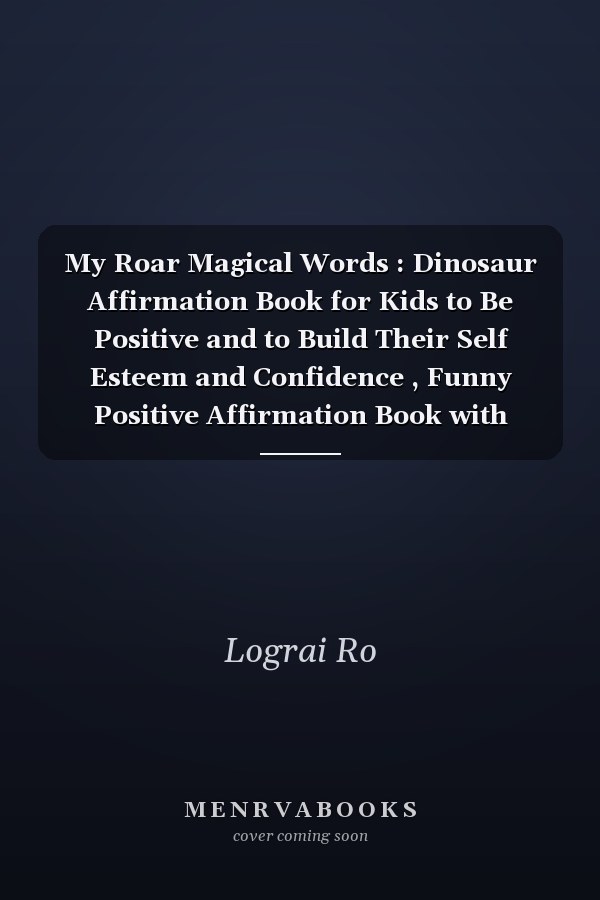My Roar Magical Words : Dinosaur Affirmation Book for Kids to Be Positive and to Build Their Self Esteem and Confidence , Funny Positive Affirmation Book with Beautiful Illustrations