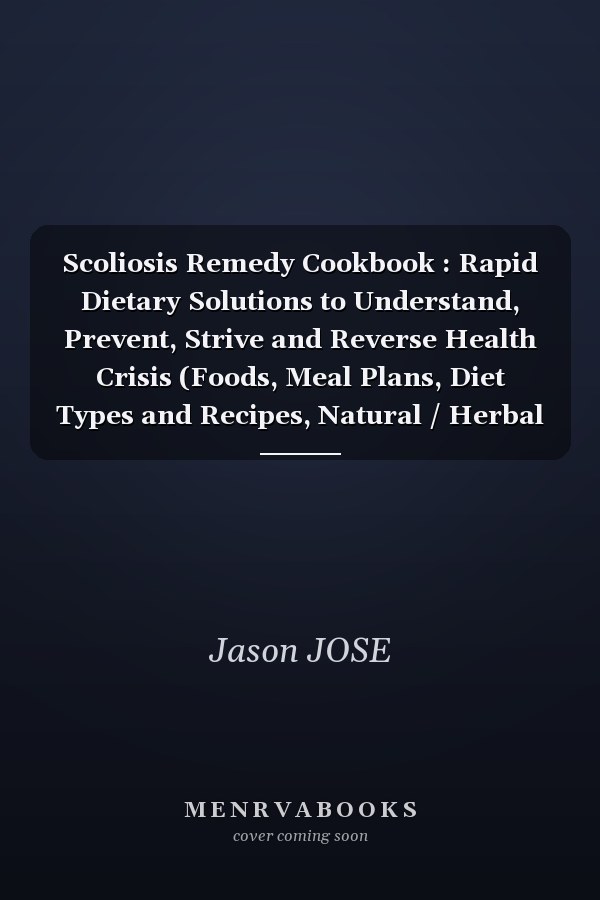 Scoliosis Remedy Cookbook : Rapid Dietary Solutions to Understand, Prevent, Strive and Reverse Health Crisis (Foods, Meal Plans, Diet Types and Recipes, Natural / Herbal Treatments and More)