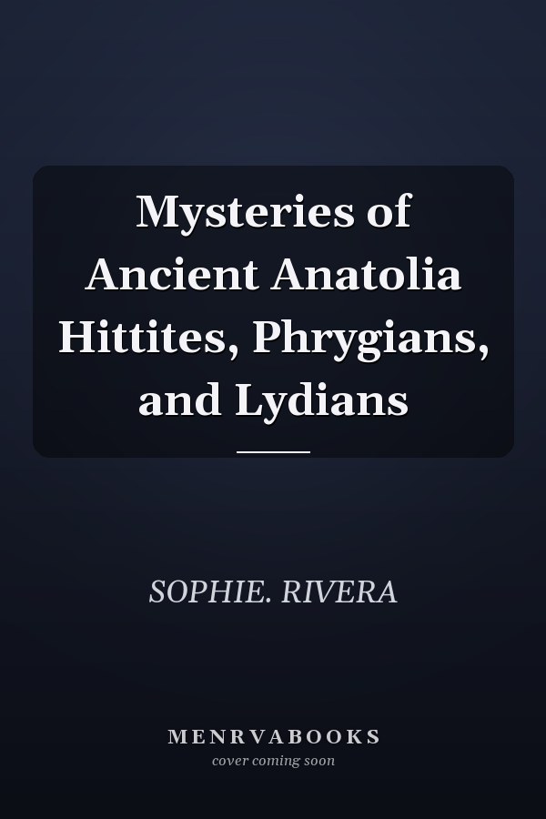 Mysteries of Ancient Anatolia Hittites, Phrygians, and Lydians