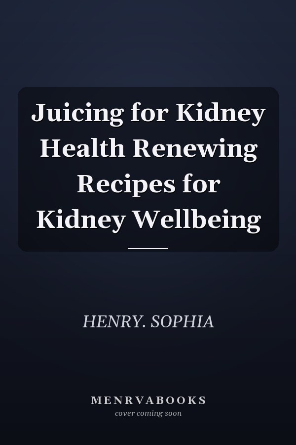 Juicing for Kidney Health Renewing Recipes for Kidney Wellbeing