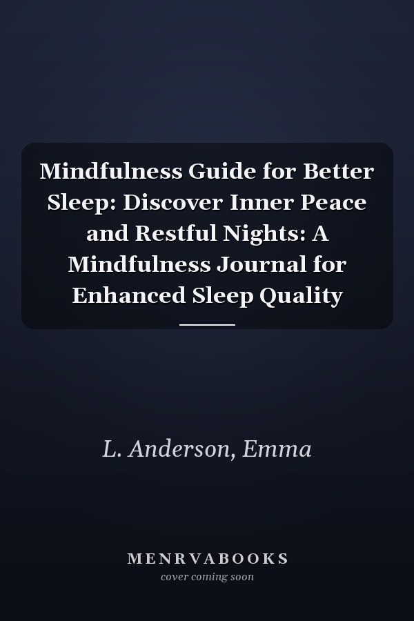 Mindfulness Guide for Better Sleep: Discover Inner Peace and Restful Nights: A Mindfulness Journal for Enhanced Sleep Quality
