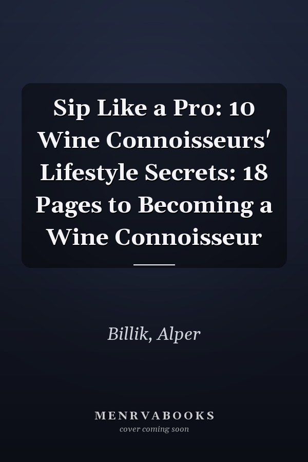 Sip Like a Pro: 10 Wine Connoisseurs' Lifestyle Secrets: 18 Pages to Becoming a Wine Connoisseur
