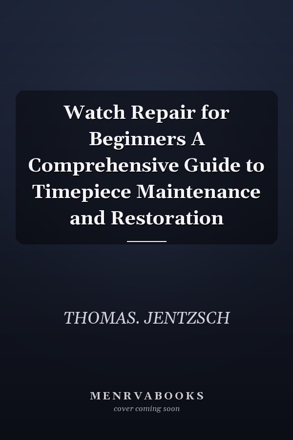 Watch Repair for Beginners A Comprehensive Guide to Timepiece Maintenance and Restoration