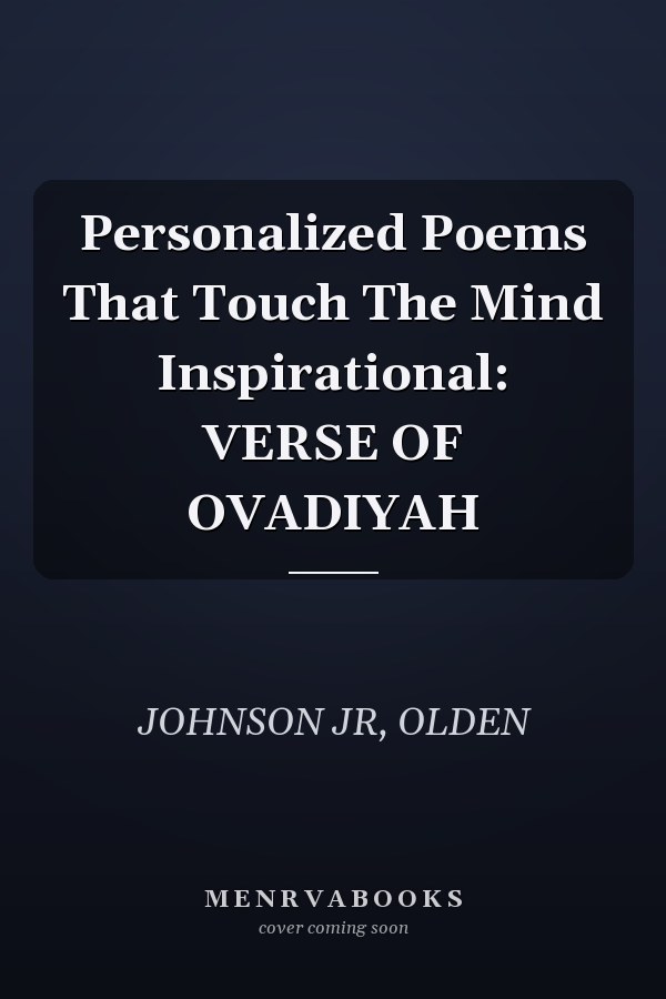 Personalized Poems That Touch The Mind Inspirational: VERSE OF OVADIYAH