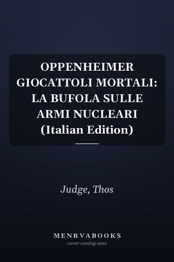 OPPENHEIMER GIOCATTOLI MORTALI: LA BUFOLA SULLE ARMI NUCLEARI (Italian Edition)