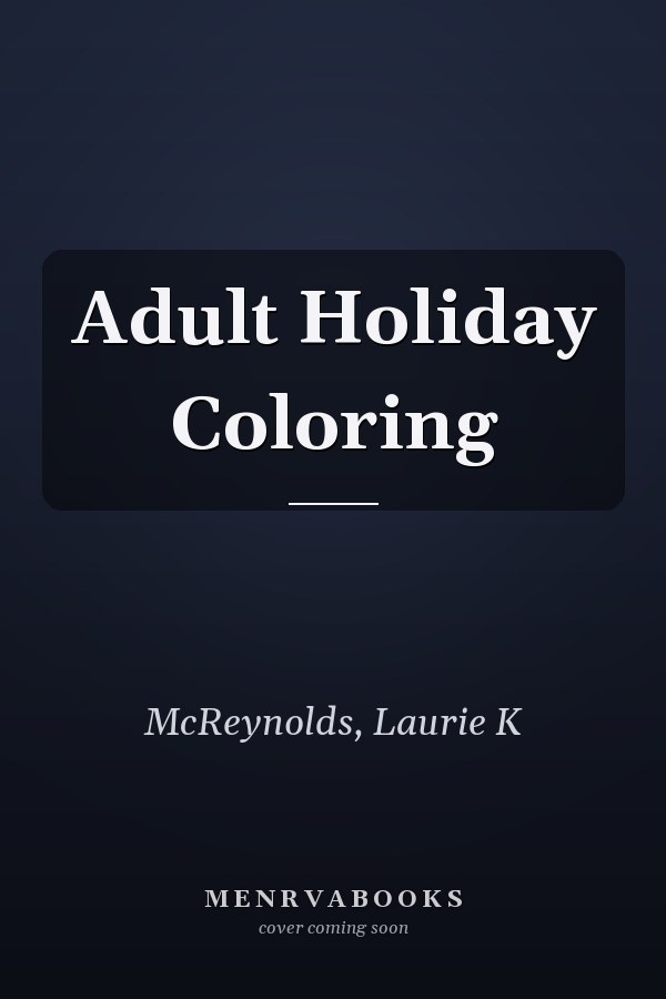 Adult Holiday Coloring