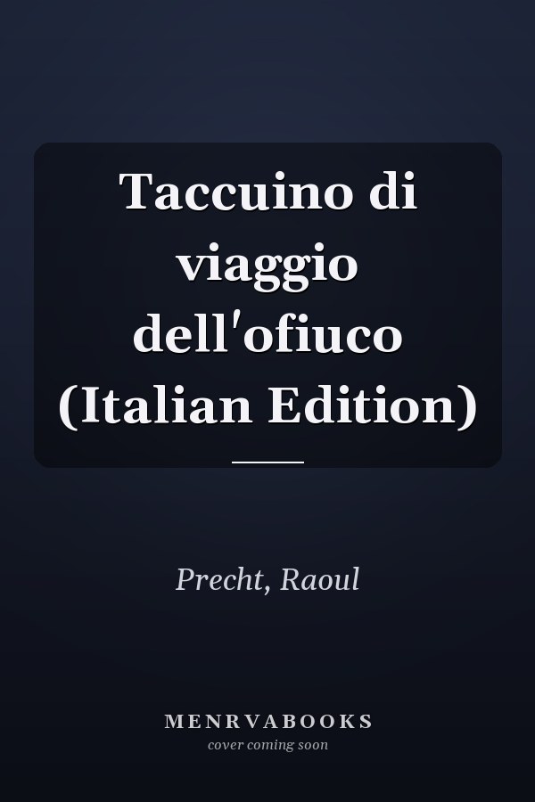 Taccuino di viaggio dell'ofiuco (Italian Edition)