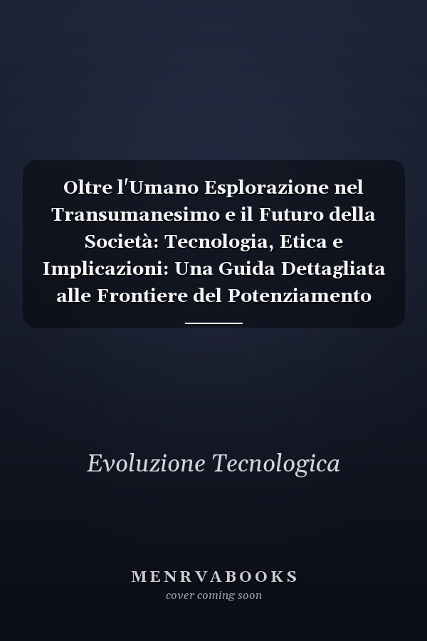 Oltre l'Umano Esplorazione nel Transumanesimo e il Futuro della Società: Tecnologia, Etica e Implicazioni: Una Guida Dettagliata alle Frontiere del Potenziamento Umano e alla Costruzione del Domani