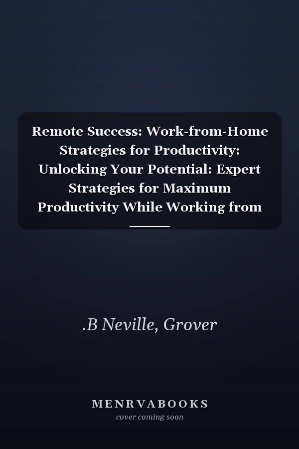 Remote Success: Work-from-Home Strategies for Productivity: Unlocking Your Potential: Expert Strategies for Maximum Productivity While Working from Home