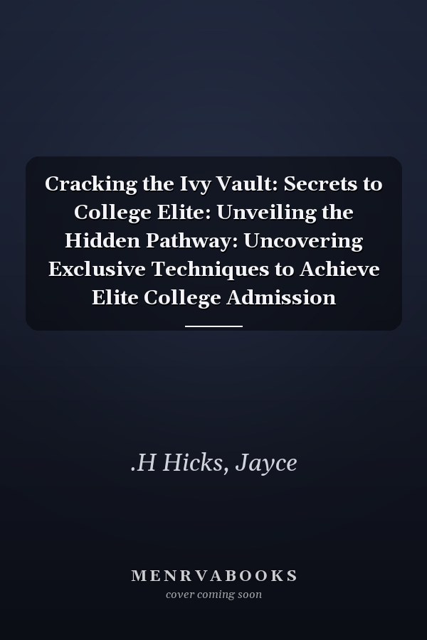 Cracking the Ivy Vault: Secrets to College Elite: Unveiling the Hidden Pathway: Uncovering Exclusive Techniques to Achieve Elite College Admission