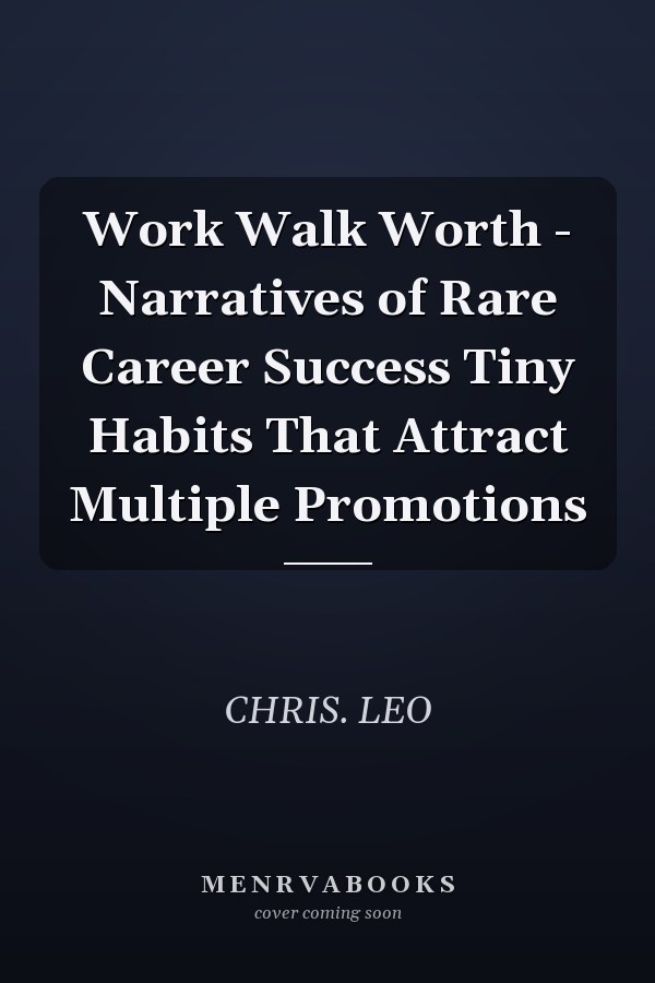Work Walk Worth - Narratives of Rare Career Success Tiny Habits That Attract Multiple Promotions