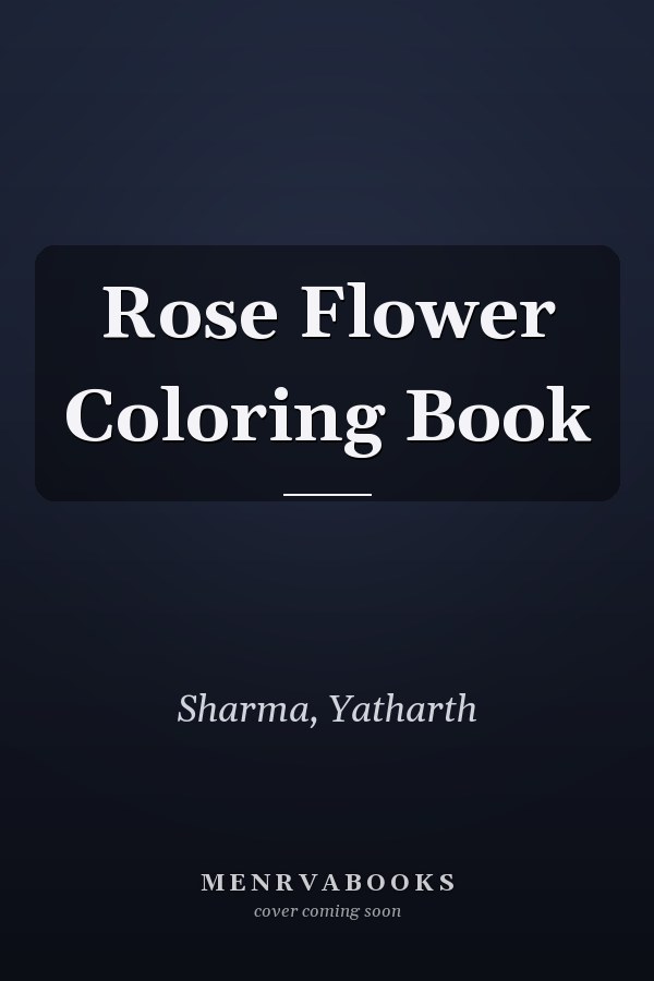 Rose Flower Coloring Book