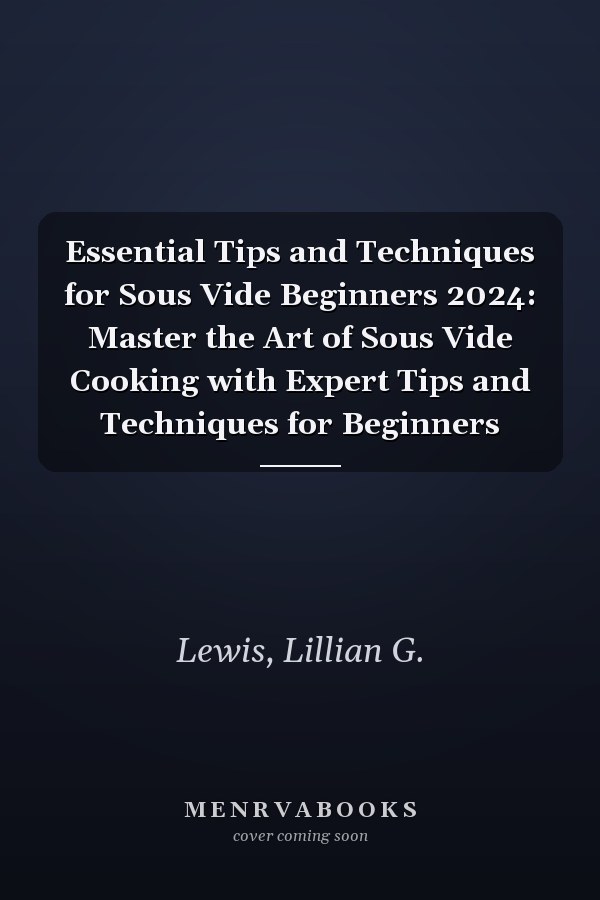 Essential Tips and Techniques for Sous Vide Beginners 2024: Master the Art of Sous Vide Cooking with Expert Tips and Techniques for Beginners
