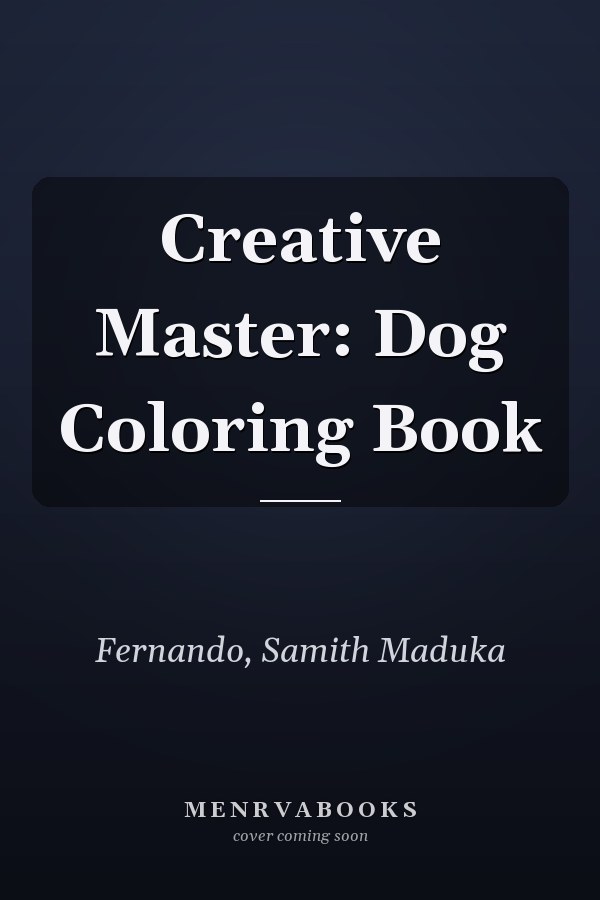 Creative Master: Dog Coloring Book