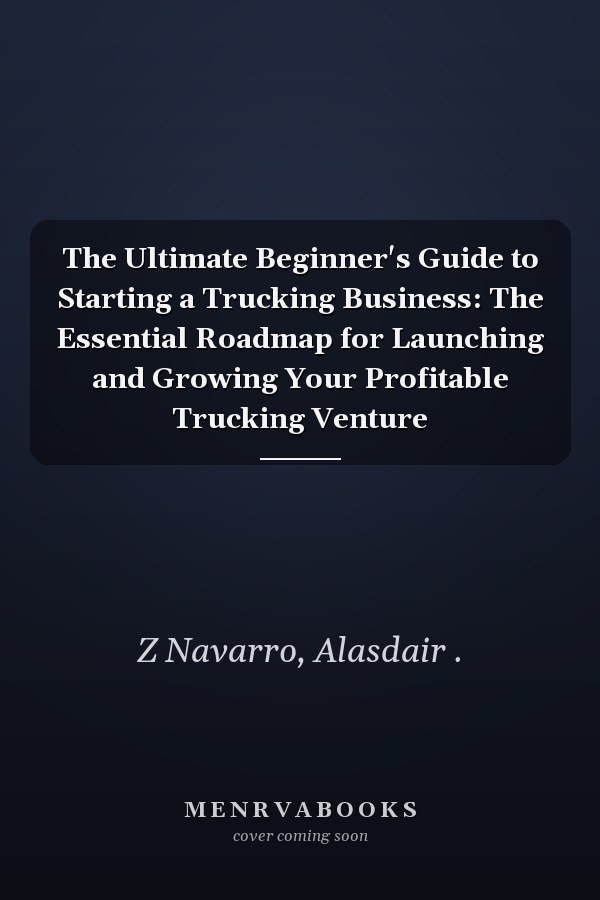The Ultimate Beginner's Guide to Starting a Trucking Business: The Essential Roadmap for Launching and Growing Your Profitable Trucking Venture
