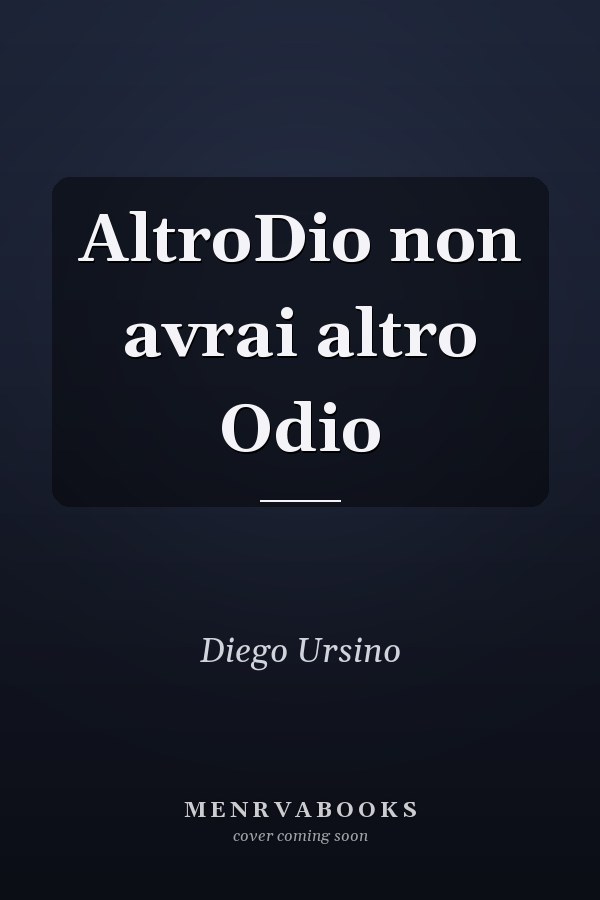 AltroDio non avrai altro Odio
