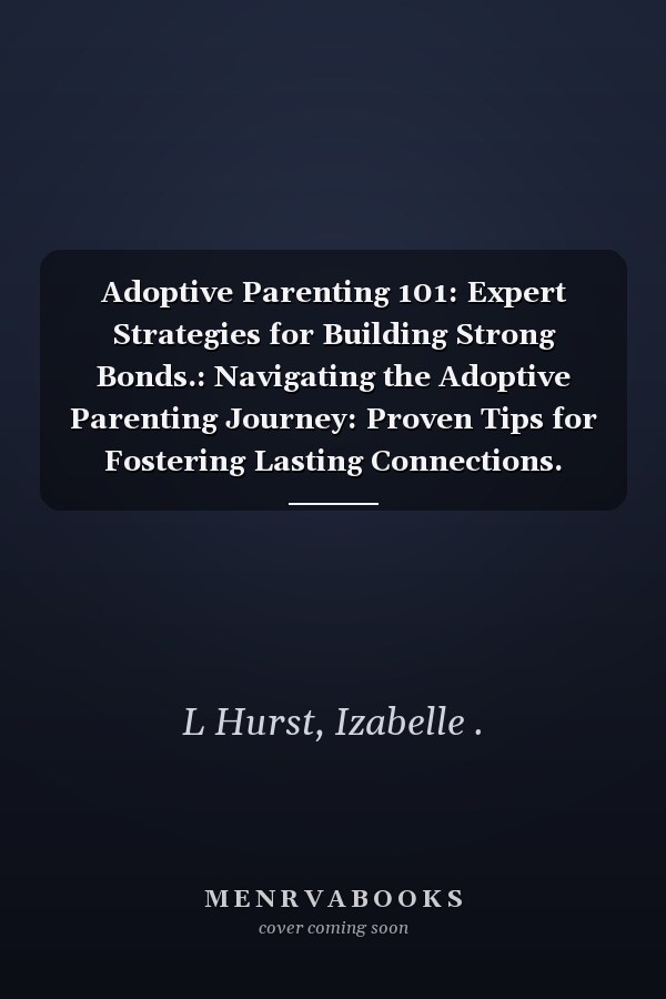 Adoptive Parenting 101: Expert Strategies for Building Strong Bonds.: Navigating the Adoptive Parenting Journey: Proven Tips for Fostering Lasting Connections.