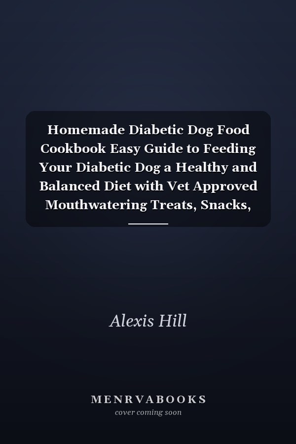 Homemade Diabetic Dog Food Cookbook Easy Guide to Feeding Your Diabetic Dog a Healthy and Balanced Diet with Vet Approved Mouthwatering Treats, Snacks, Meal Plans for Canine Wellness