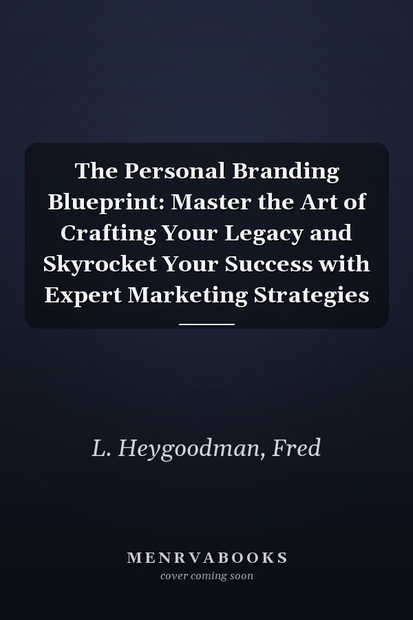 The Personal Branding Blueprint: Master the Art of Crafting Your Legacy and Skyrocket Your Success with Expert Marketing Strategies