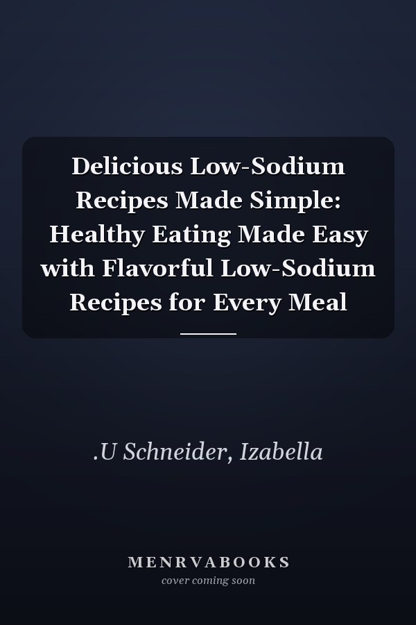 Delicious Low-Sodium Recipes Made Simple: Healthy Eating Made Easy with Flavorful Low-Sodium Recipes for Every Meal