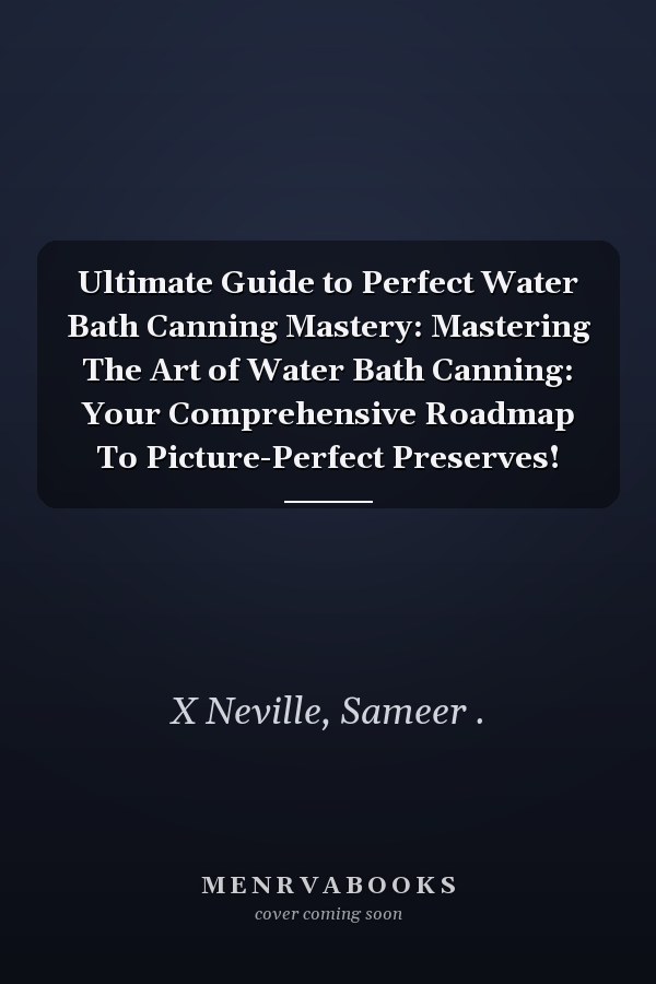 Ultimate Guide to Perfect Water Bath Canning Mastery: Mastering The Art of Water Bath Canning: Your Comprehensive Roadmap To Picture-Perfect Preserves!