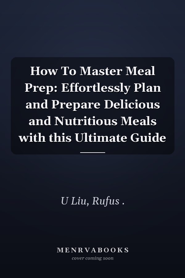 How To Master Meal Prep: Effortlessly Plan and Prepare Delicious and Nutritious Meals with this Ultimate Guide