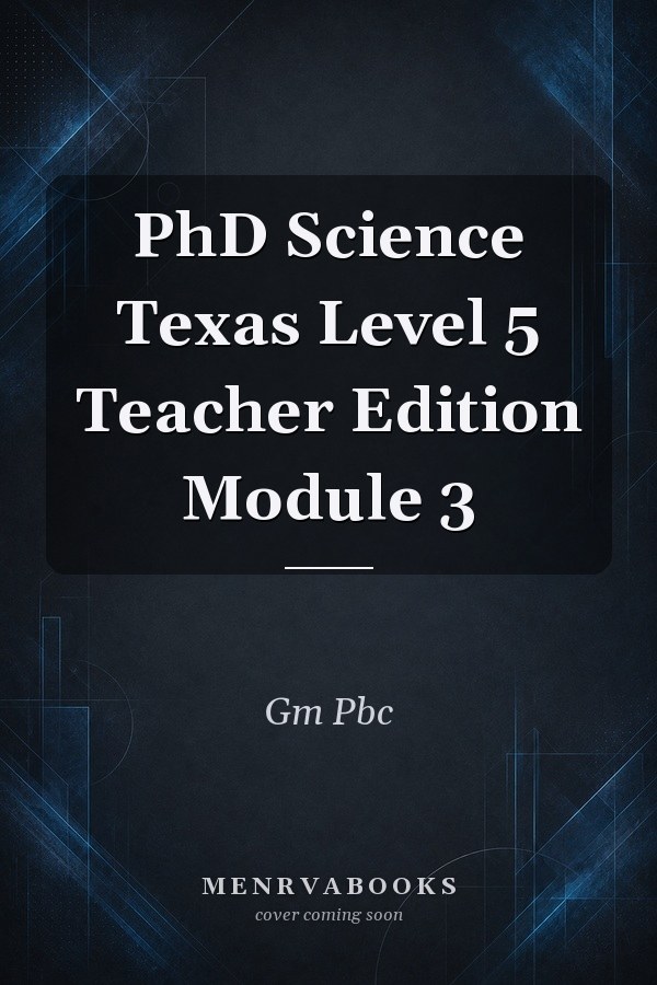 PhD Science Texas Level 5 Teacher Edition Module 3
