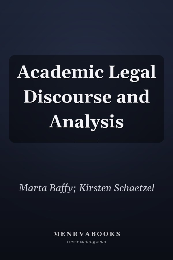 Academic Legal Discourse and Analysis