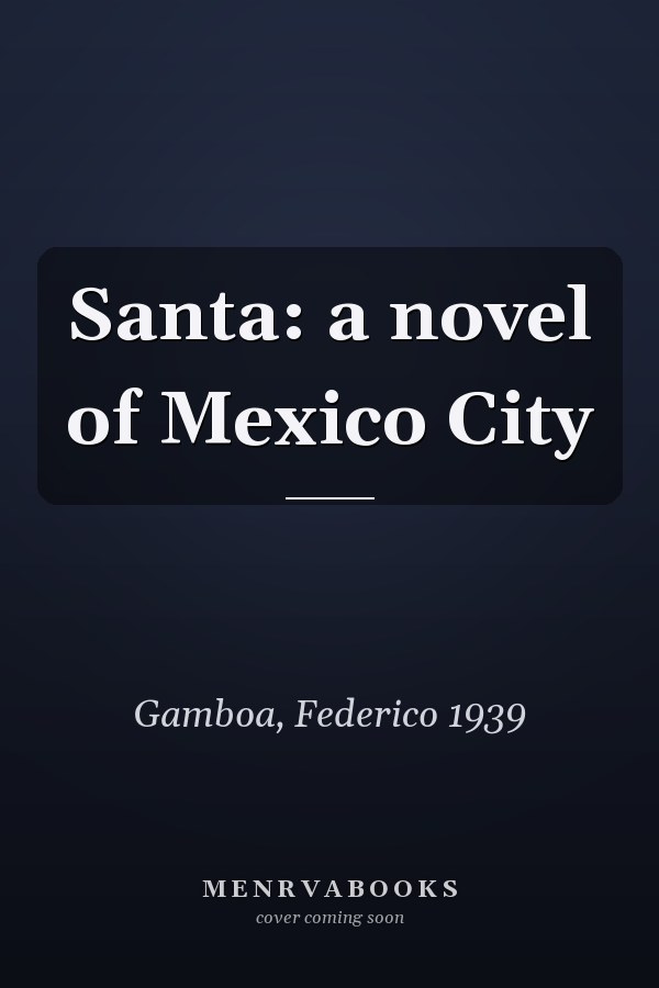 Santa: a novel of Mexico City
