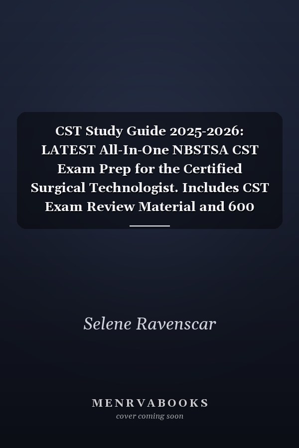 CST Study Guide 2025-2026: LATEST All-In-One NBSTSA CST Exam Prep for the Certified Surgical Technologist. Includes CST Exam Review Material and 600 CCSH Practice Test Questions