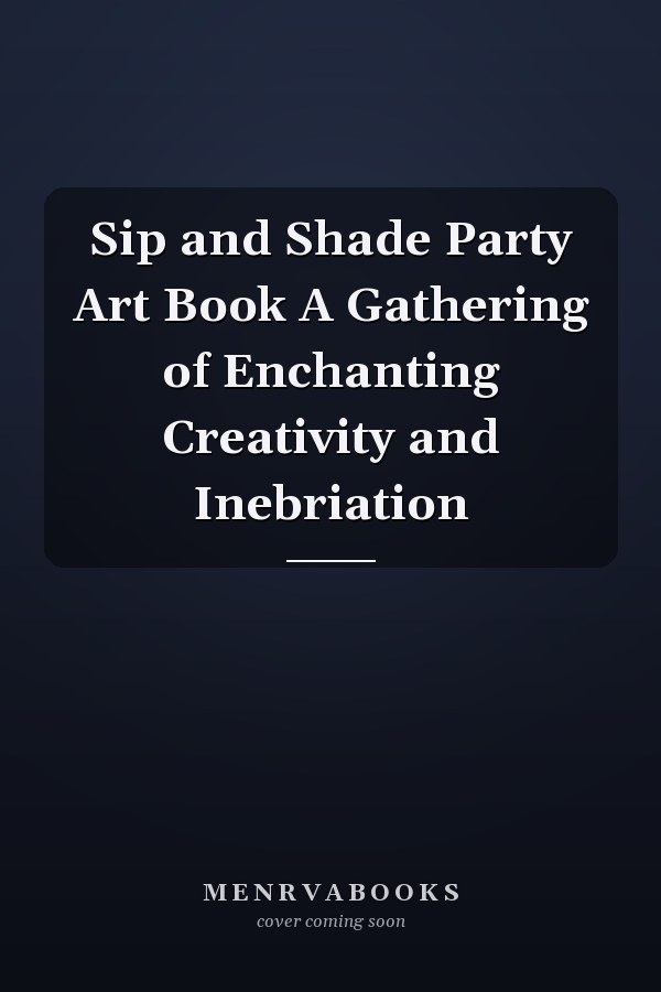 Sip and Shade Party Art Book A Gathering of Enchanting Creativity and Inebriation