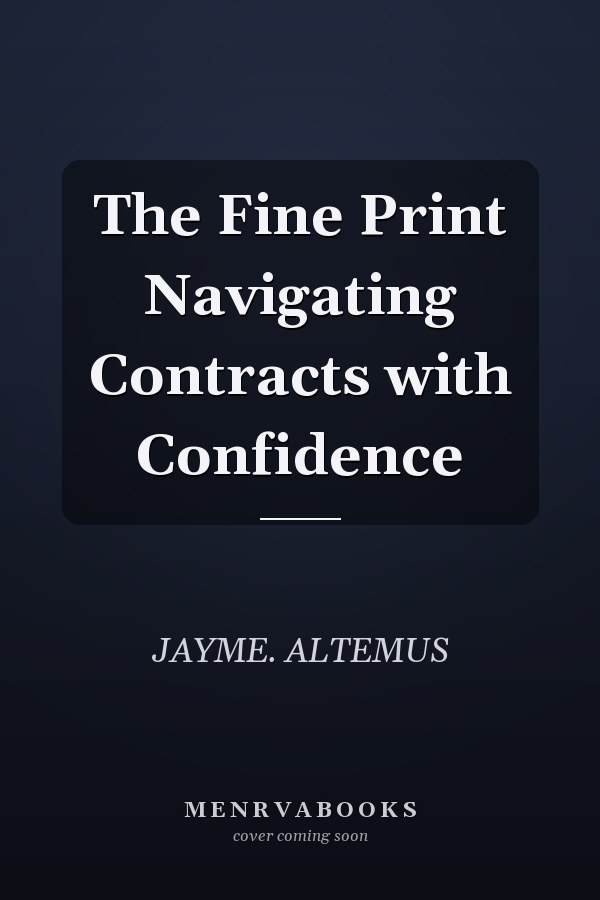 The Fine Print Navigating Contracts with Confidence