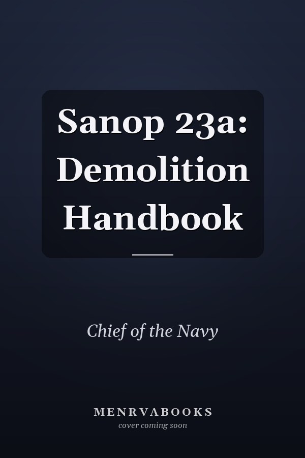 Sanop 23a: Demolition Handbook