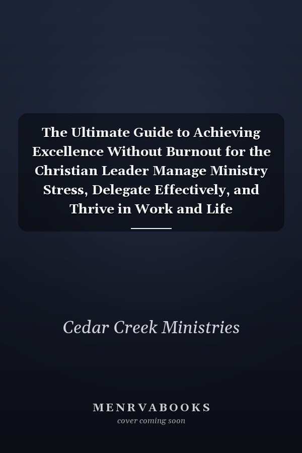 The Ultimate Guide to Achieving Excellence Without Burnout for the Christian Leader Manage Ministry Stress, Delegate Effectively, and Thrive in Work and Life