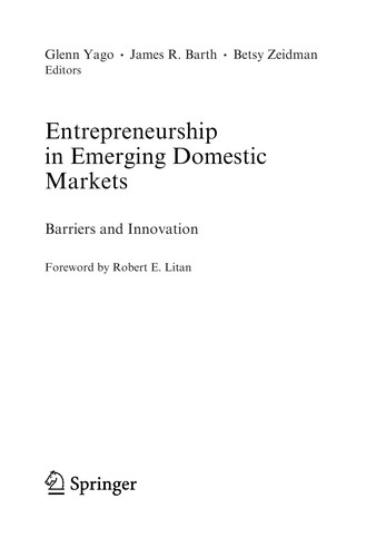 Entrepreneurship in Emerging Domestic Markets