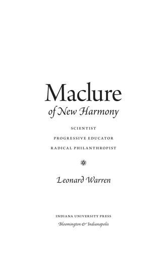 Maclure of New Harmony