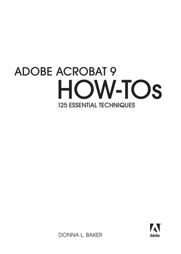 Adobe Acrobat 9
