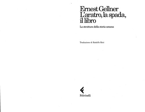 L'aratro, la spada, il libro