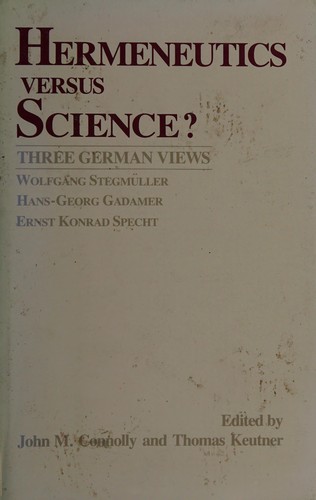 Hermeneutics Versus Science