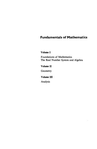 Grundzüge der Mathematik