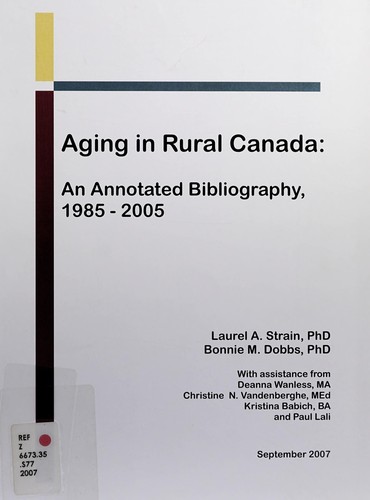 Aging in Rural Canada