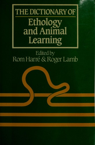 The Dictionary of Ethology and Animal Learning