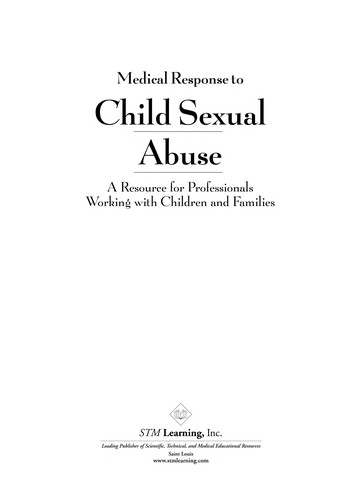 Medical Response to Child Sexual Abuse