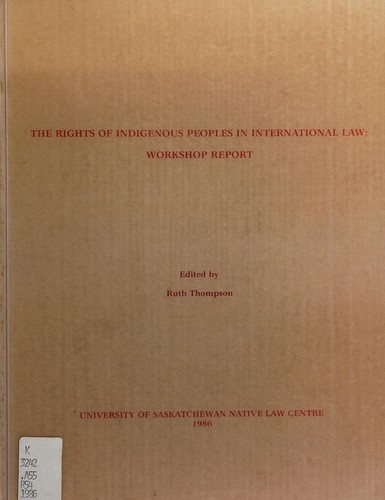 Rights of Indigenous Peoples in International Law