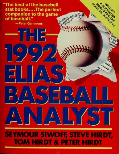 The Elias baseball analyst, 1992