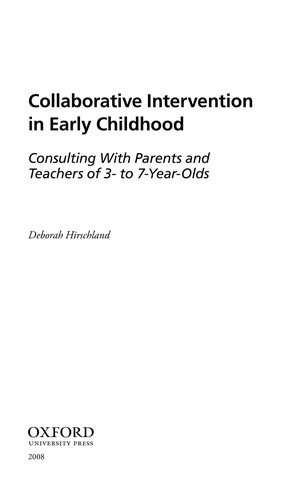 Collaborative intervention in early childhood
